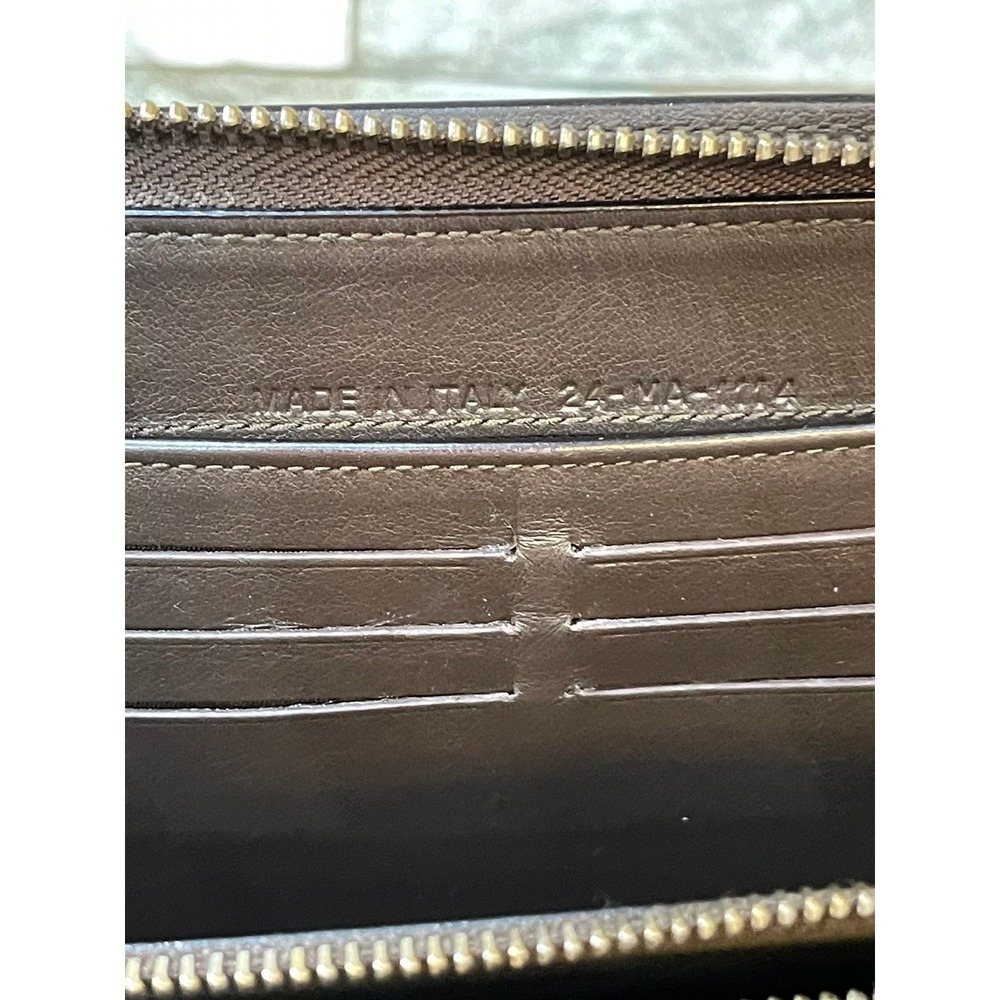 Christian Dior Blush Pink Pebbled Leather Zip Around Wallet Gold DIOR Charms - Picture 7 of 8